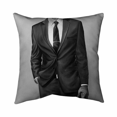 BEGIN HOME DECOR 26 x 26 in. Man In A Great Costume-Double Sided Print Indoor Pillow 5541-2626-FA2